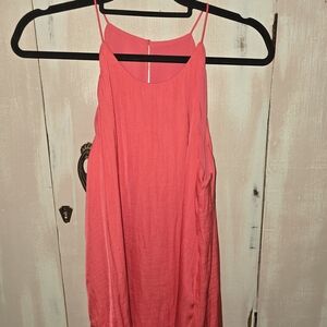 Naked Zebra Vibrant Coral Top